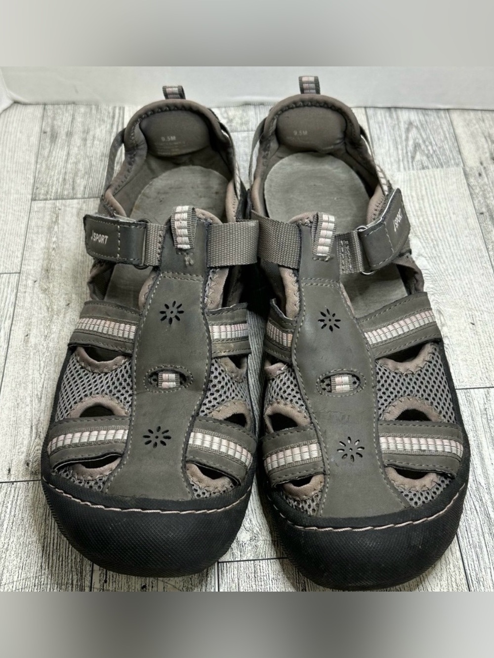 J Sport Women's Grey Water Sports Shoes Size 9.5